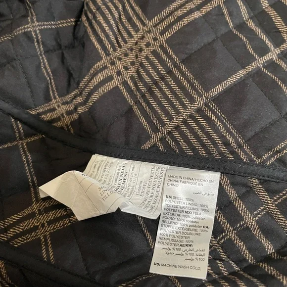 Chico's Black Quilted Puffer Jacket - Picture 4 of 4